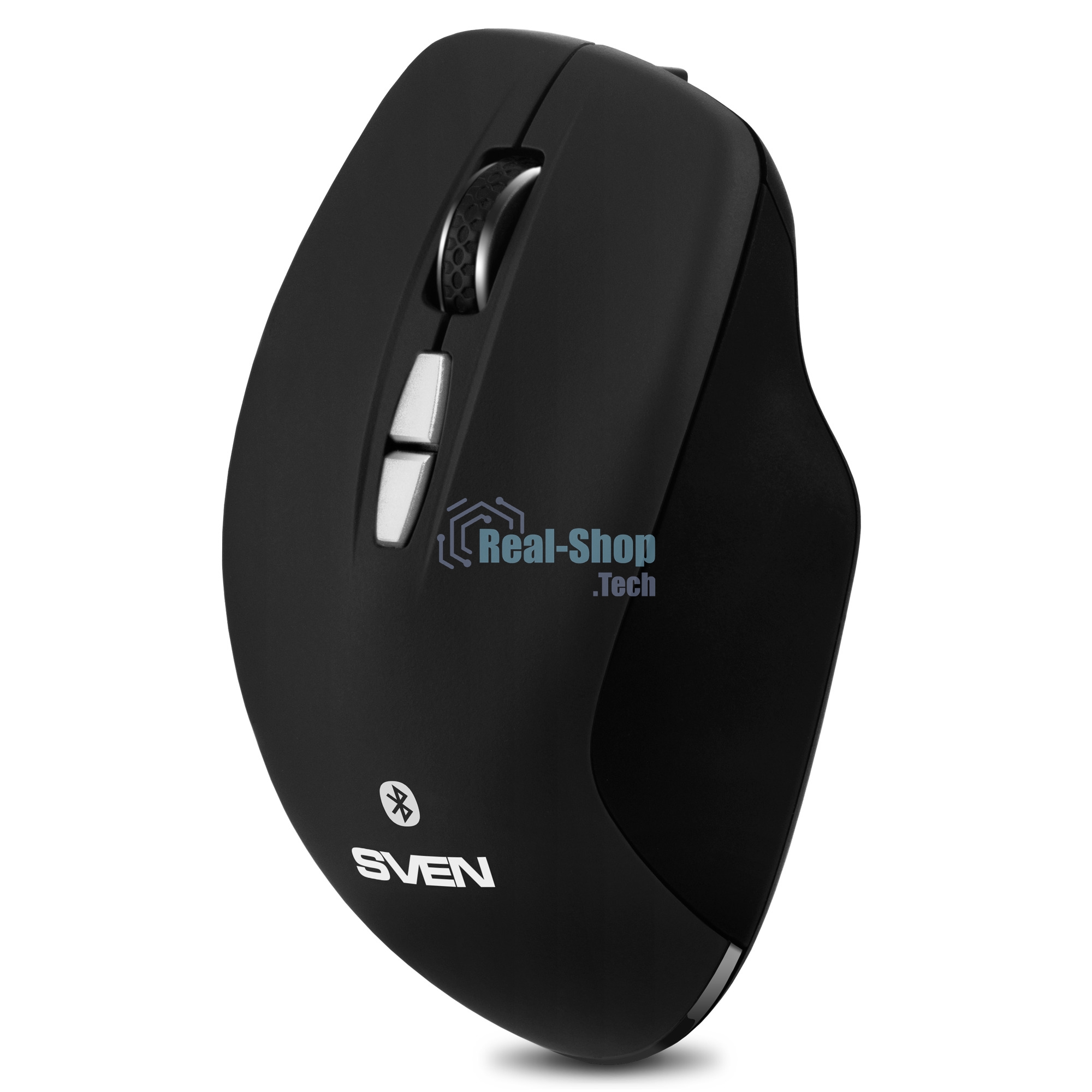 Мышь беспроводная SVEN RX-590SW черный, 1600 dpi, радиоканал, Bluetooth, USB, кнопки - 7