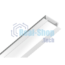 Алюминиевый профиль Ambrella light GP1001WH белый 2000*21.5*6.8