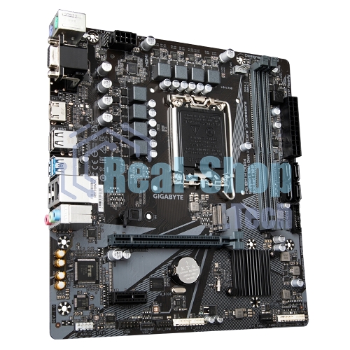 Материнская плата Gigabyte H610M H DDR4 Soc-1700 Intel H610 2xDDR4 mATX AC`97 8ch(7.1) GbLAN+VGA+HDMI