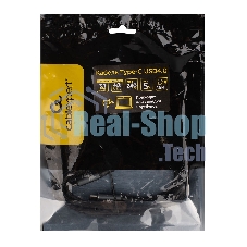 Кабель USB4.0 Cablexpert CC-USB4-CMCM-BR-1.8M, Type-C/Type-C, 5А, 240Вт, PD3.1/QC4.0, 40Gbps, медь, Pro, 1.8м, черный, пакет