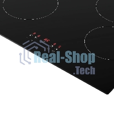 Варочная поверхность Monsher MHE 6003, Hi-Light, High-Tech, 59 см, 9 уровней мощности, блокировка управления, автоматическое отключение, таймер, сенсорное управление, черный