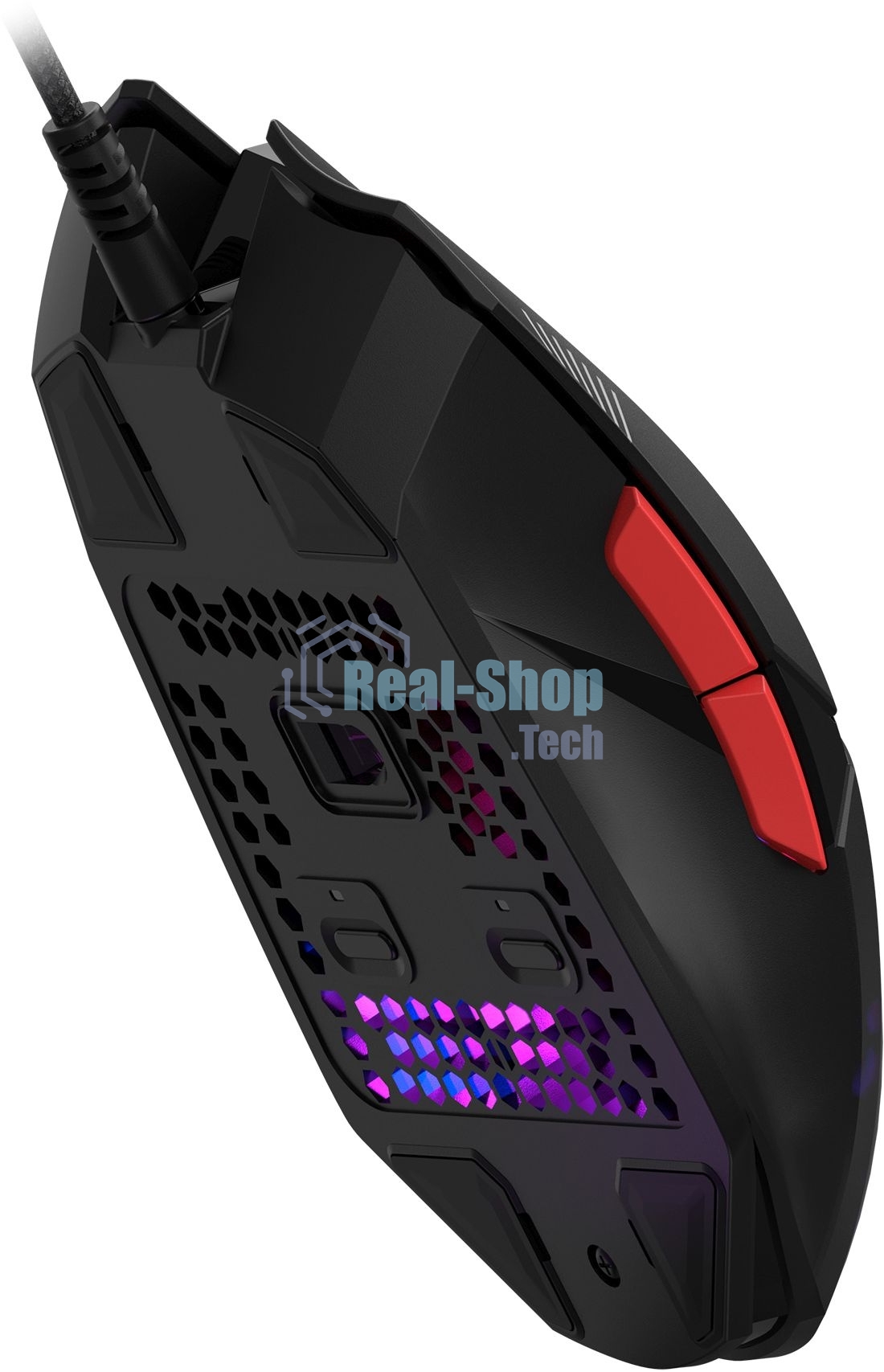 Мышь проводная A4Tech Bloody W60 Max Mini черный, 12000 dpi, USB, кнопки - 9