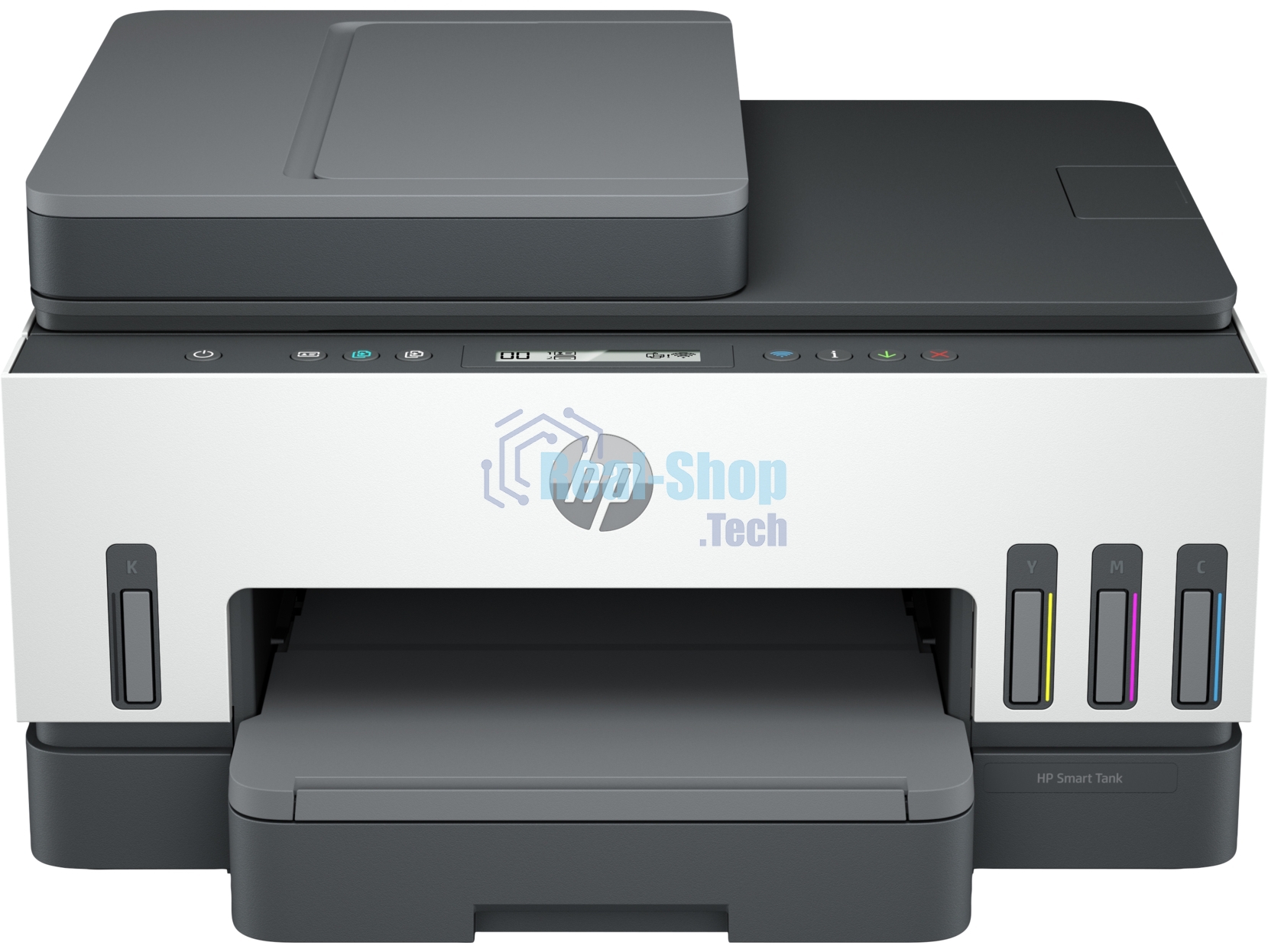 МФУ струйное HP Smart Tank 750 AiO, А4, цветной, печ. до 15/9 стр/мин., скан. до 8 стр/мин., 4800x1200 dpi (печ.), 1200x1200 dpi (скан.), Bluetooth, USB, Wi-Fi