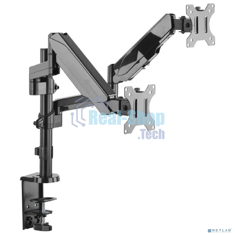 Кронштейн (держатель) ONKRON G140 для двух мониторов 13