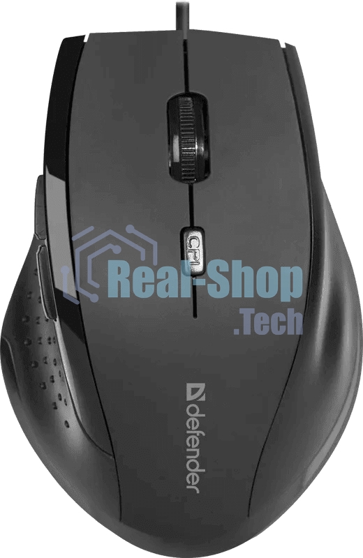 Мышь проводная Defender Accura MM-362 черный, 1600 dpi, USB, кнопки - 6
