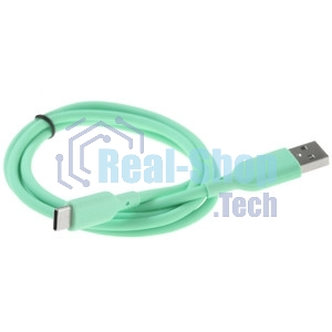 Кабель Qumo Type-С кабель, 1м, USB 2.0, 5В, 2А, 10Вт, тканевая оплетка, стальной коннектор, серый космос