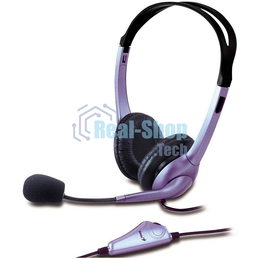 Гарнитура Genius HS-04S Single фиолетовый, проводная