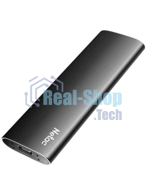 Внешний SSD Netac Z SLIM, 128 GB, USB 3.2 Gen 2 Type-C, R/W 520/480, черный