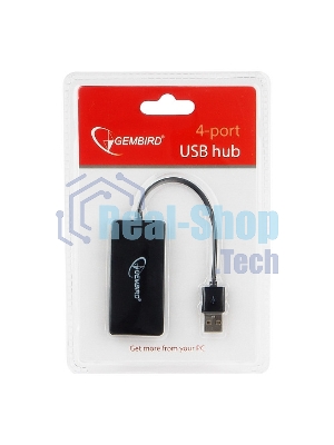 USB-концентратор Gembird UHB-U2P4-03, USB 2.0, USB 4 порта, USB