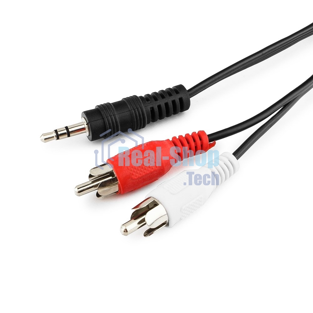 Кабель аудио Gembird/Cablexpert Jack3.5/2xRCA, 2.5м