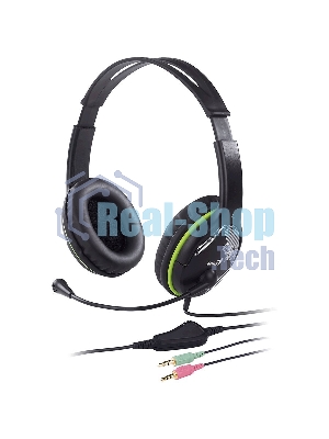 Гарнитура проводная Genius HS-400А Black-Green