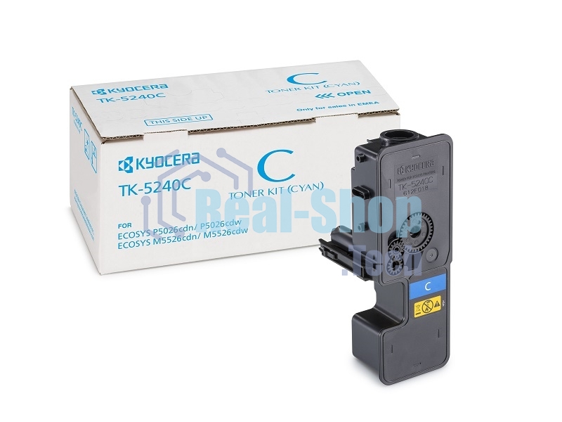 Картридж лазерный Kyocera TK-5240C (1T02R7CNL0) голубой для P5026cdn/cdw, M5526cdn/cdw 3000 стр.