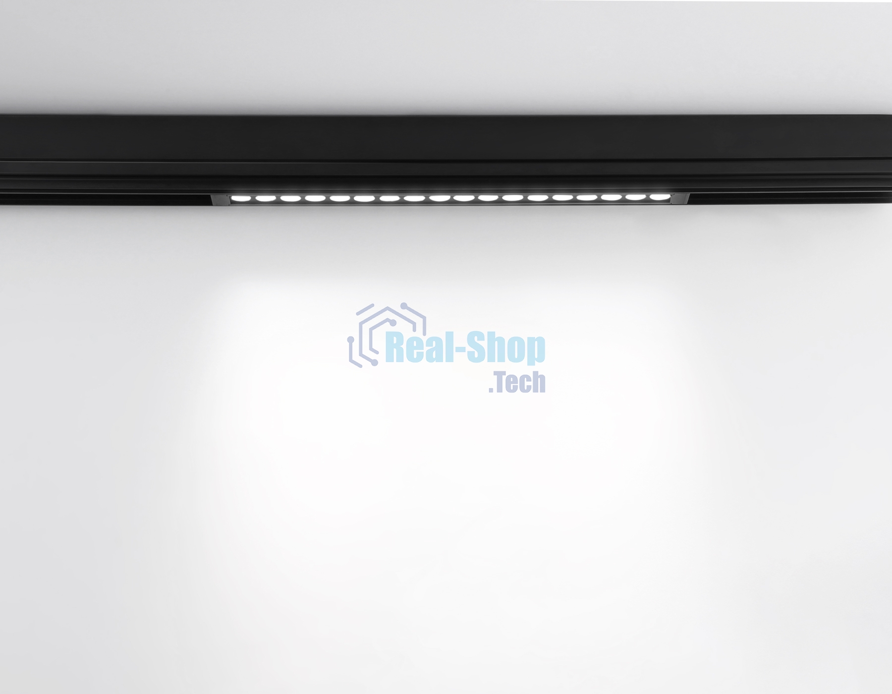 Управляемый светодиодный светильник для шинопровода Magnetic Ambrella light GL1312 BK черный IP20 15W 3000K-6400K 220V 24° 342*25*42 (Без ПДУ)