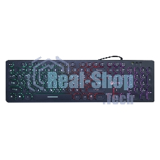 Клавиатура Oklick 420MRL проводная, USB Type-A, чёрный