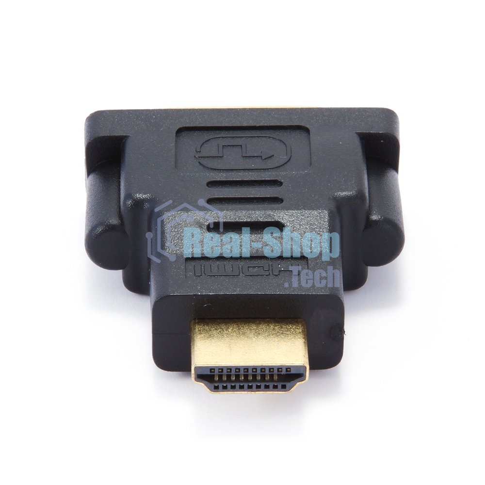 Переходник Gembird Переходник HDMI-DVI 19M/25F, золотые разъемы, пакет