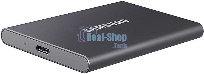Внешний SSD Samsung T7, 1TB, USB 3.2 Gen 2 Type-C, R/W 1050/1000, серый