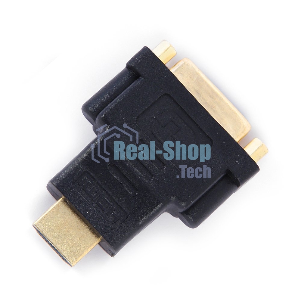 Переходник Gembird Переходник HDMI-DVI 19M/25F, золотые разъемы, пакет