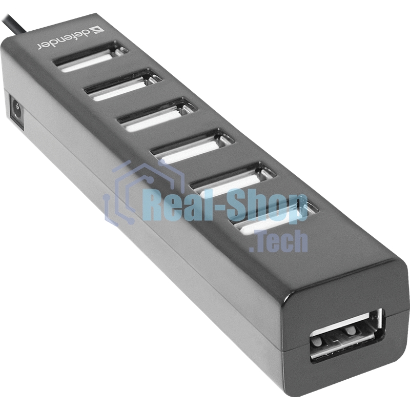 USB-концентратор Defender Quadro Swift, USB 2.0, USB 7 портов, USB