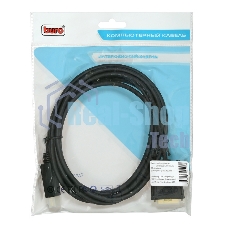 Кабель аудио-видео Buro 1.1v DisplayPort (m)/DVI-D (Dual Link) (m) 3м. позолоченные контакты черный