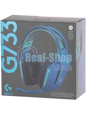 Гарнитура Logitech G733 синий, беспроводная, 2.4 ГГц, до 29 ч, LIGHTSYNC RGB