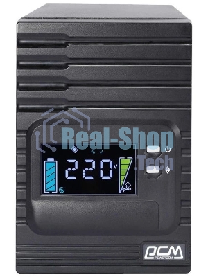 Источник бесперебойного питания Powercom Smart King Pro+ SPT-1000-II LCD 800Вт 1000ВА черный