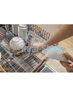 Посудомоечная машина встраиваемая Gorenje GV673B65 16 комплектов, 3 корзины, инверторный мотор, отсрочка старта, Wi-Fi управление, сенсорное управление, полный AquaStop, сенсор уровня воды, энергоэффективность А+++, уровень шума 42 дБ, белый