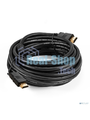Кабель HDMI ExeGate EX-CC-HDMI-10.0F (19M/19M, 10м, v1.4b, ферритовые кольца, позолоченные контакты)