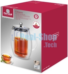 Френч-пресс с двойными стенками Rondell Calypso RDS-1822 1,0 л