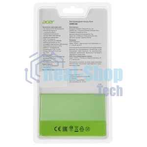 Мышь беспроводная Acer OMR140 черный, 1600 dpi, радиоканал, USB, кнопки - 6