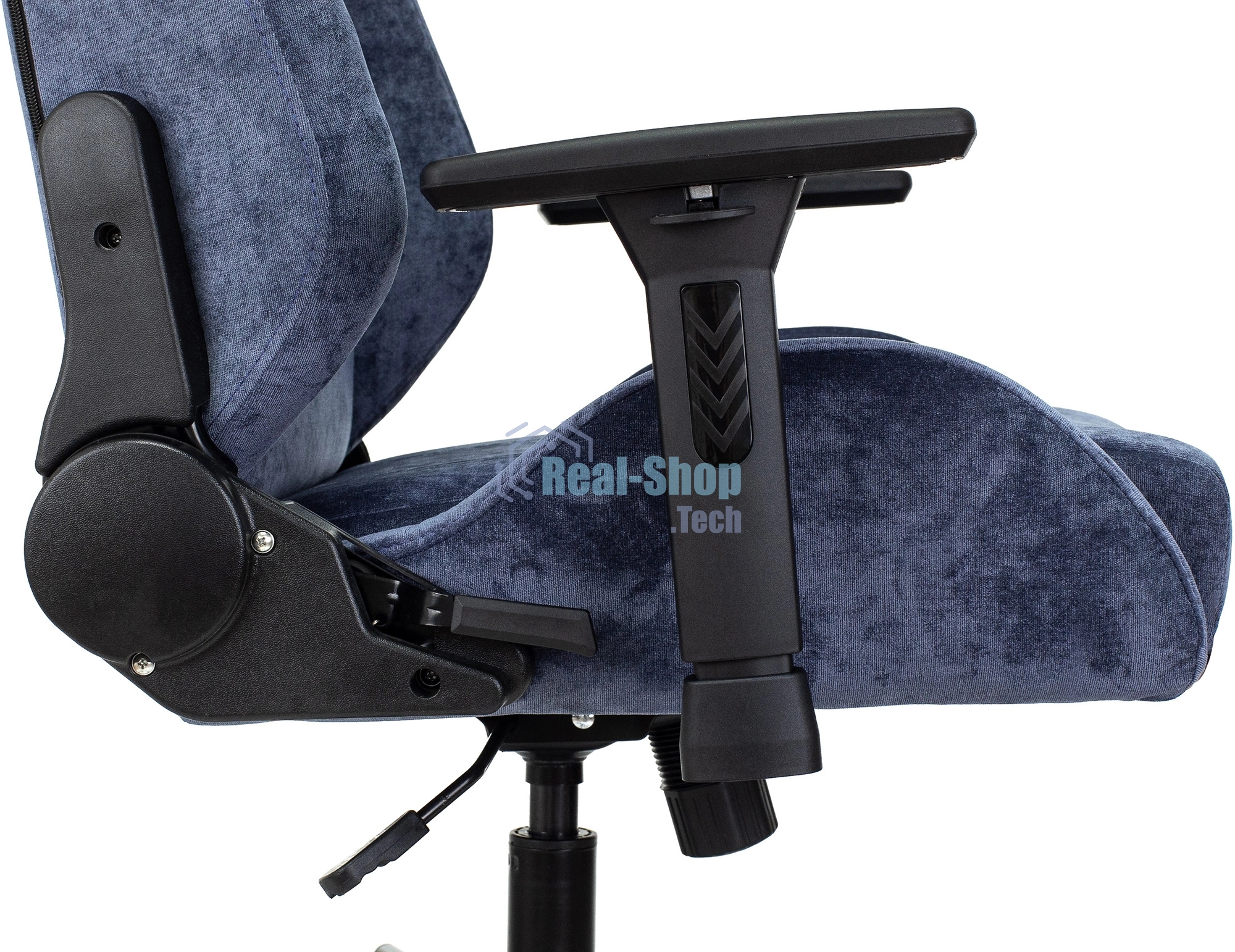 Кресло Knight N1 Fabric синий, ткань, 120 кг, механизм качания