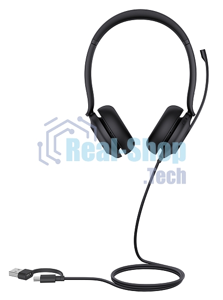 Гарнитура Yealink UH35 Dual UC чёрный, проводная, USB