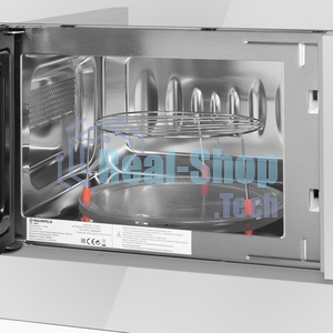 Микроволновая печь встраиваемая Maunfeld JBMO820GW01 белый, 20 л, 1080 Вт, переключатели - сенсор/поворотный механизм