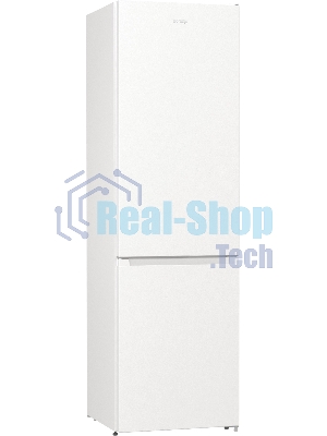 Холодильник Gorenje NRK6201PW4 белый двухкамерный 235/96л морозилка снизу, No Frost