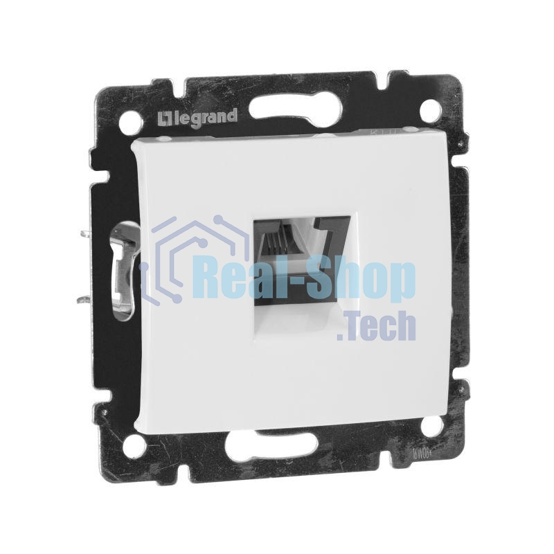 Legrand Legrand 774438 Розетка телефонная Valena RJ11 4 контакта 1 коннектор (белая)
