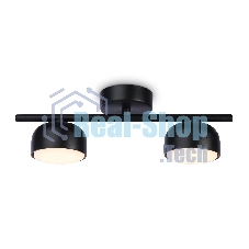 Светильник Ambrella light TN71024/2 BK черный GX53/2 max 12W 320*80*140