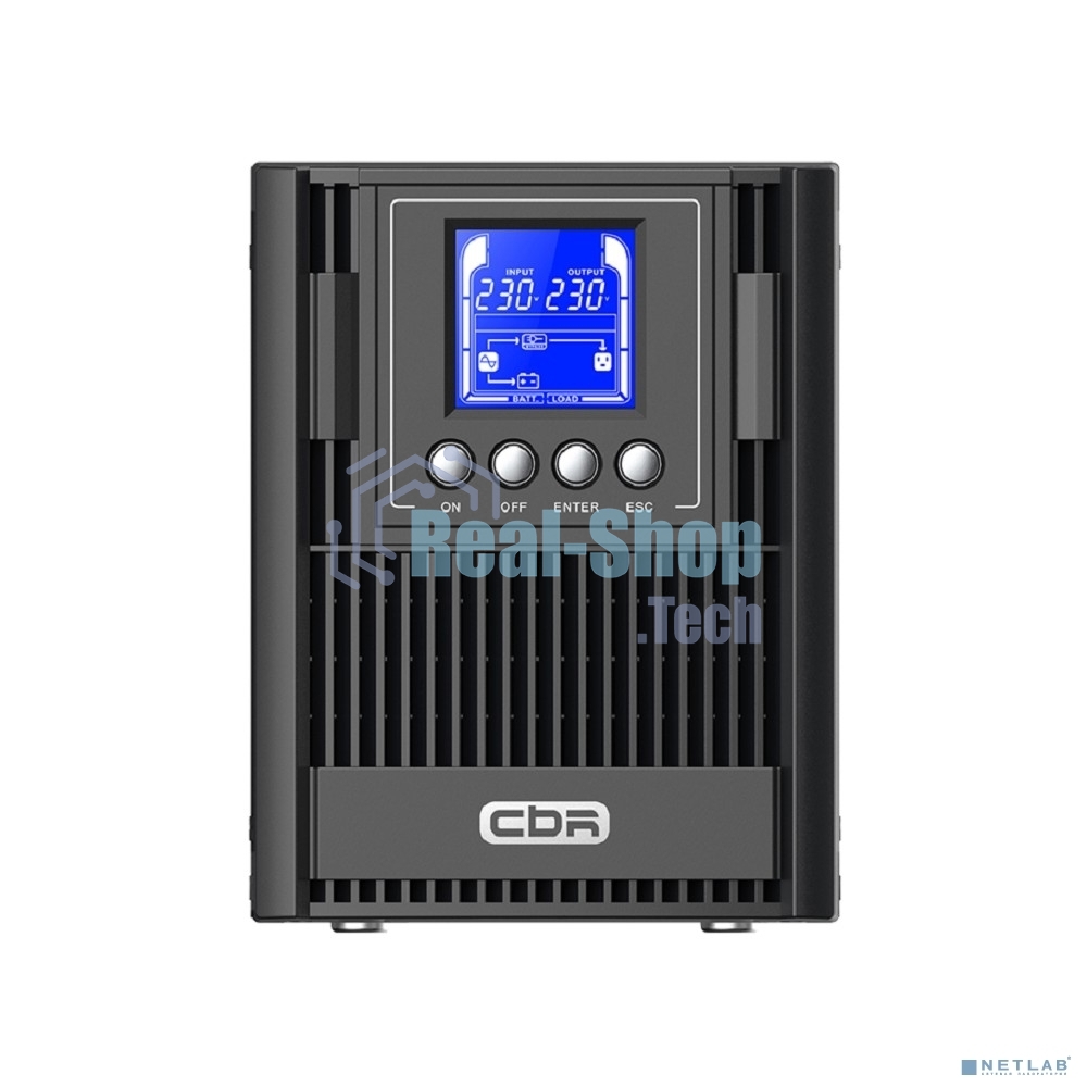 ИБП CBR ESSENCE ESN-1000C Online 1000 VA / 1000 W, Tower, 4 x C13, LCD, HID-USB, RS232, EPO, SNMP slot (ESN-1KT-4I-LCHERSC)