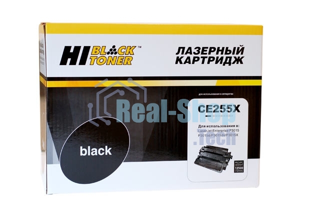 Расходные материалы Hi-Black CE255X Картридж Hi-Black для принтеров LaserJet P3015, черный, 12500 стр.