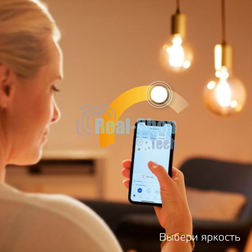 Лампа светодиодная филаментная Gauss Smart Home DIM E27 A60 7 Вт 1/10/40