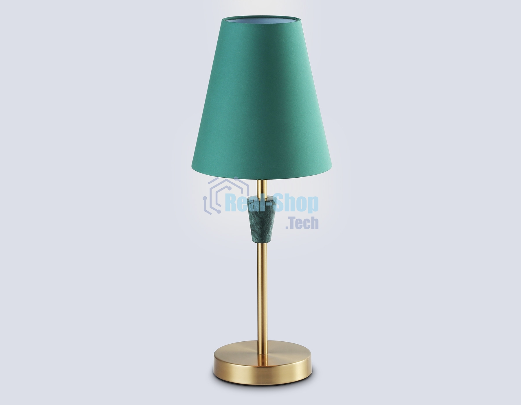 Светильник Ambrella light LH75057 BS/GN латунь/зеленый E14 max 40W D180*460