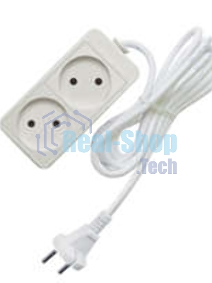 Удлинитель 2х5 м без заземл. 10А IP20 2.2 кВт Союз 481S-1205