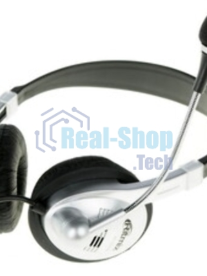 Гарнитура Ritmix RH-533 USB серебристый, проводная, USB