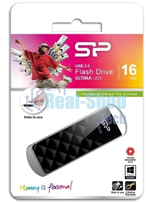 Флешка USB 16Gb Ultima U03 SP016Gb,UF2U03V1K USB 2.0 черный