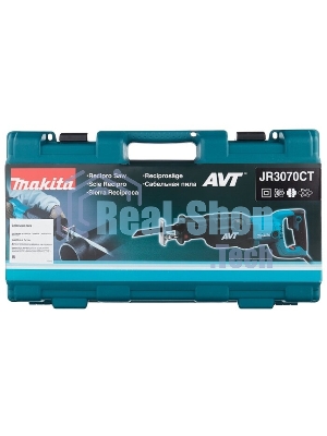 Пилы электрические цепные Makita JR3070CT Пила саб, 1510Вт,0-2800об\м,ход-32мм,рез-255мм,4.3кг,чем,АВТ