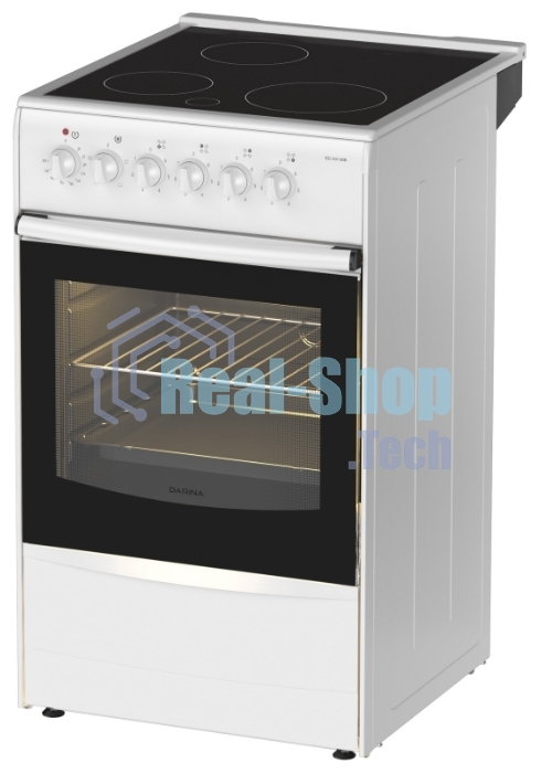 Плита электрическая Darina 1B EC 331 606 W белый/черный, конфорок 3 шт, духовка 50 л, 50 см x 85 см x 56 см