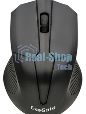Мышь беспроводная ExeGate Professional Standard BT-070 черный, 1600 dpi, радиоканал, Bluetooth, USB, кнопки - 6