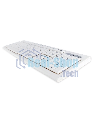 Клавиатура проводная Gembird KB-8354U, USB, бежевый/белый