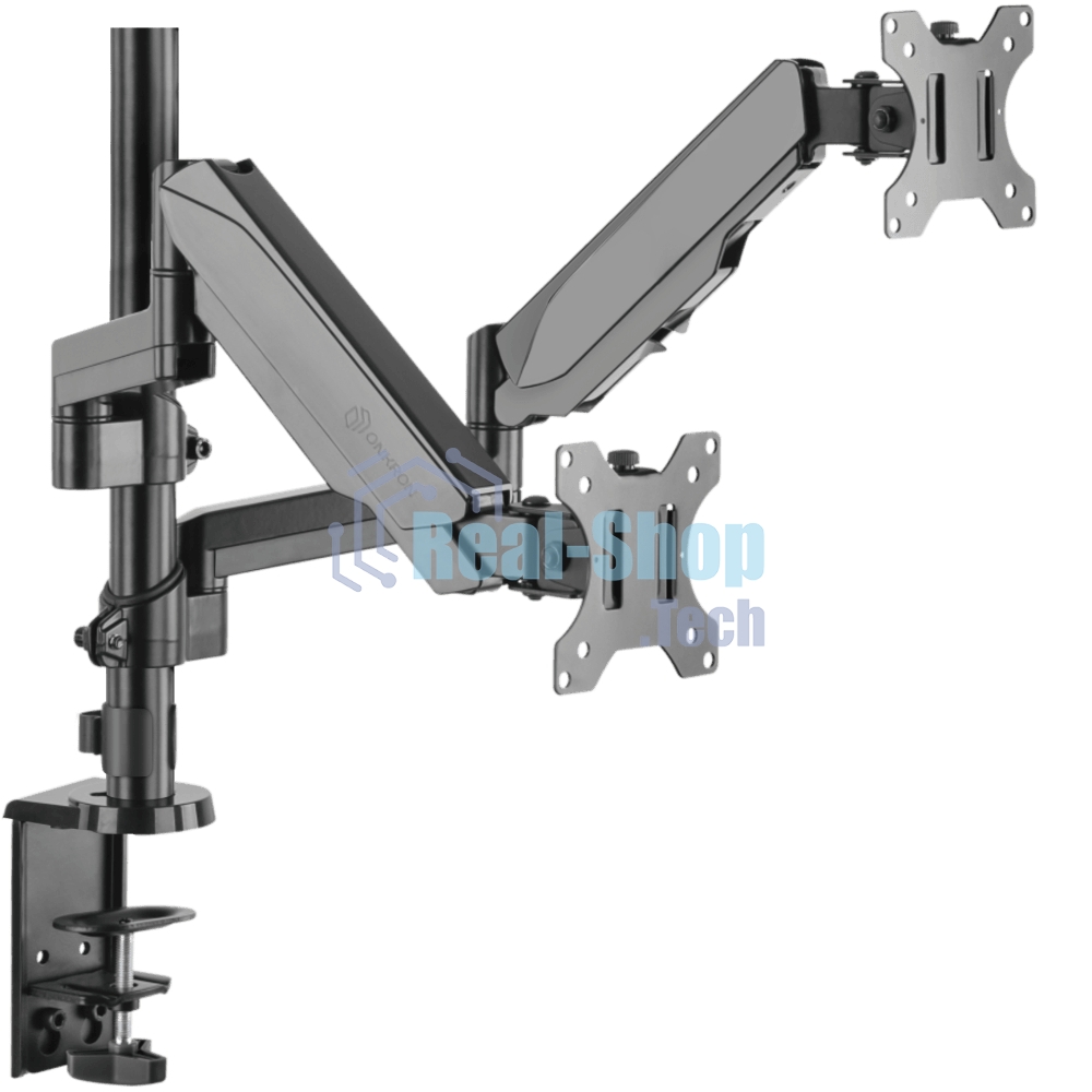 Кронштейн (держатель) ONKRON G140 для двух мониторов 13