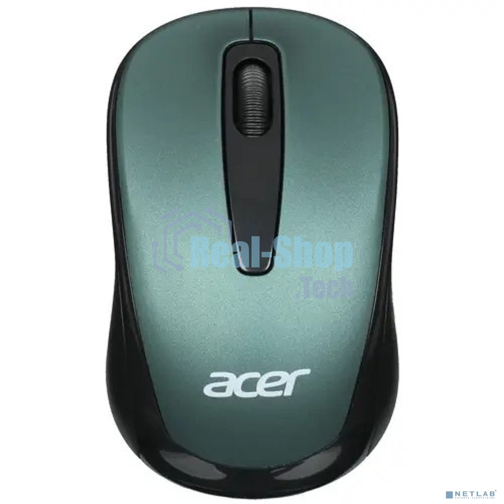 Мышь беспроводная Acer OMR135 зеленый, 1000 dpi, радиоканал, USB, кнопки - 3