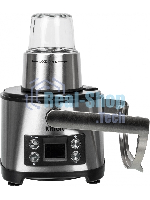 Кухонный комбайн Kitfort KT-1395 800Вт серебристый/черный