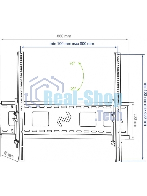 Кронштейн для телевизора Kromax STAR-2 черный 32